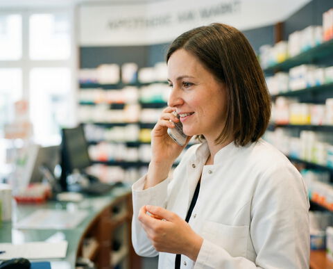 Telefonische Beratung in der Apotheke